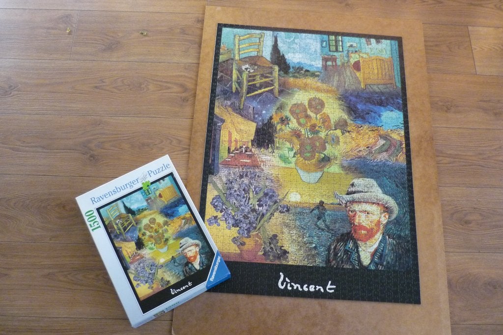 Ravensburger '' MEESTERWERKEN : VINCENT VAN GOGH '' 1500 st., Ophalen, 500 t/m 1500 stukjes, Gebruikt, Legpuzzel