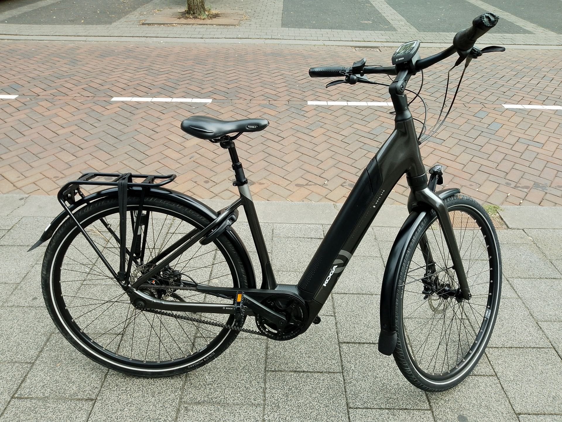 Koga E-Nova Evo d50 elektrische fiets Bosch+riem+ 625 accu, -, -, Zo goed als nieuw, 47 tot 51 cm