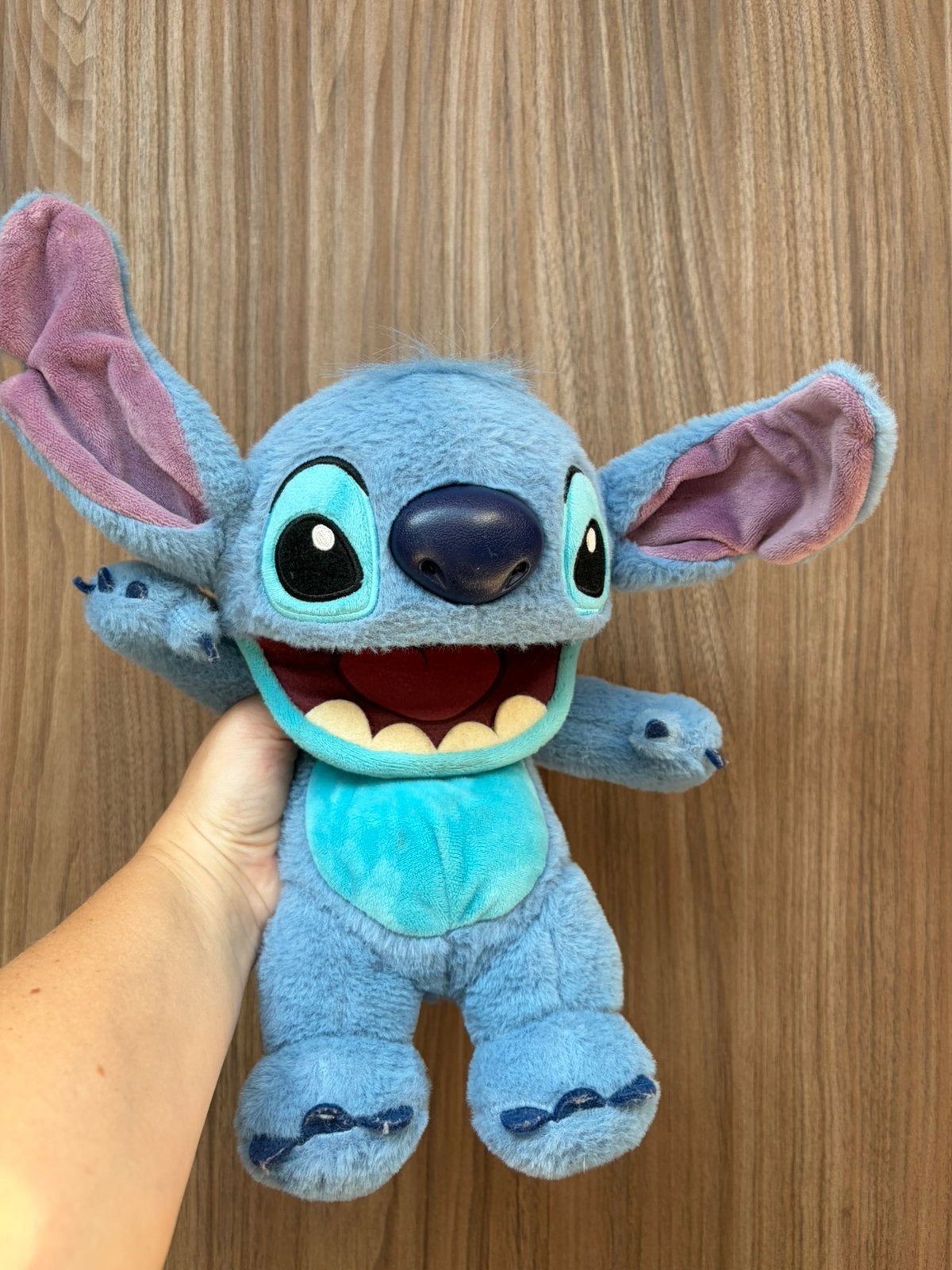 Pratende Stitch knuffel van Wow stuff Disney, Kinderen en Baby's, Speelgoed | Knuffels en Pluche, Ophalen of Verzenden, Zo goed als nieuw