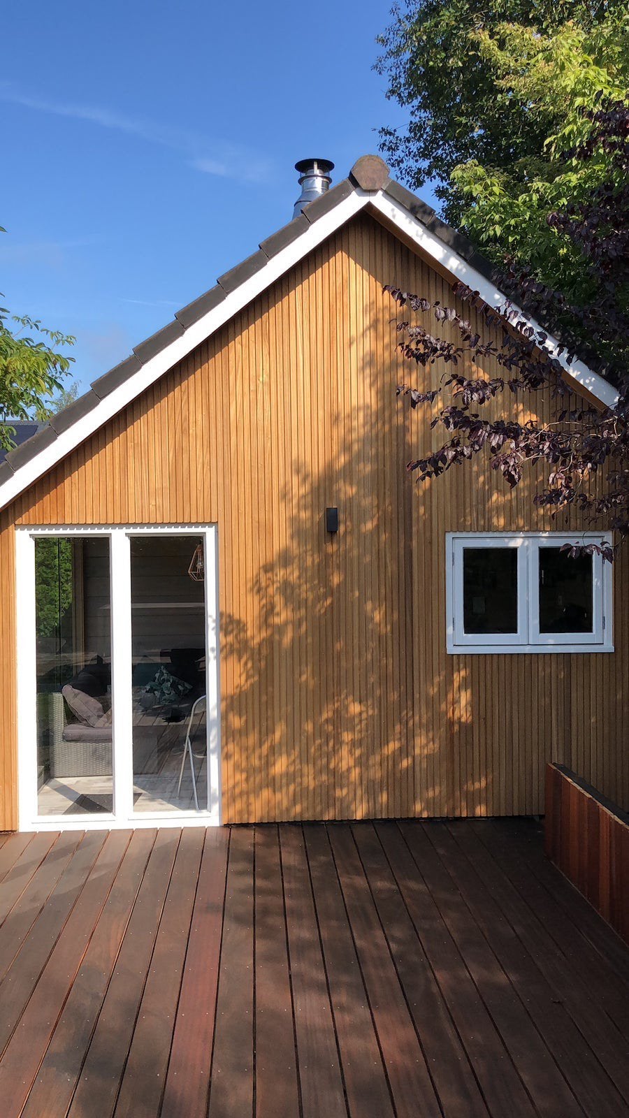 Thermo ayous 72m2  opruiming op is op, Ophalen, Planken, Zo goed als nieuw, Hardhout