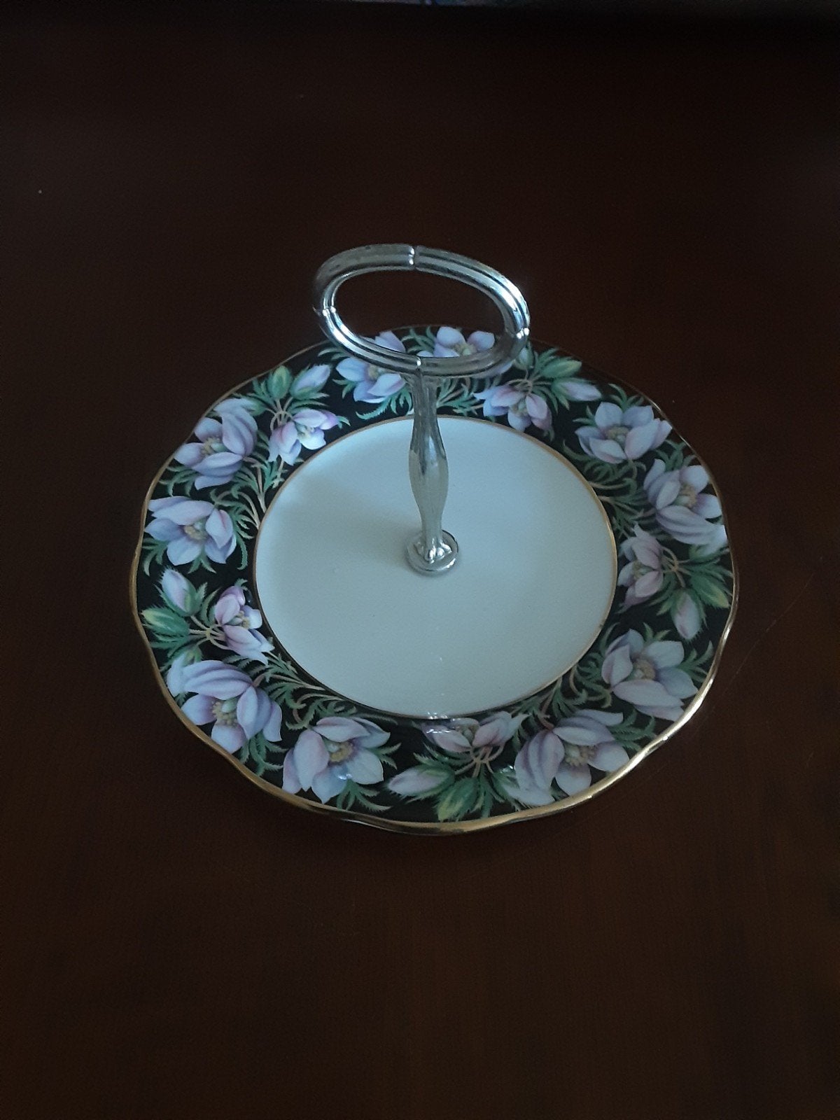 Royal Albert etagere Provincial Flowers Prairie Crocus, Antiek en Kunst, Ophalen of Verzenden