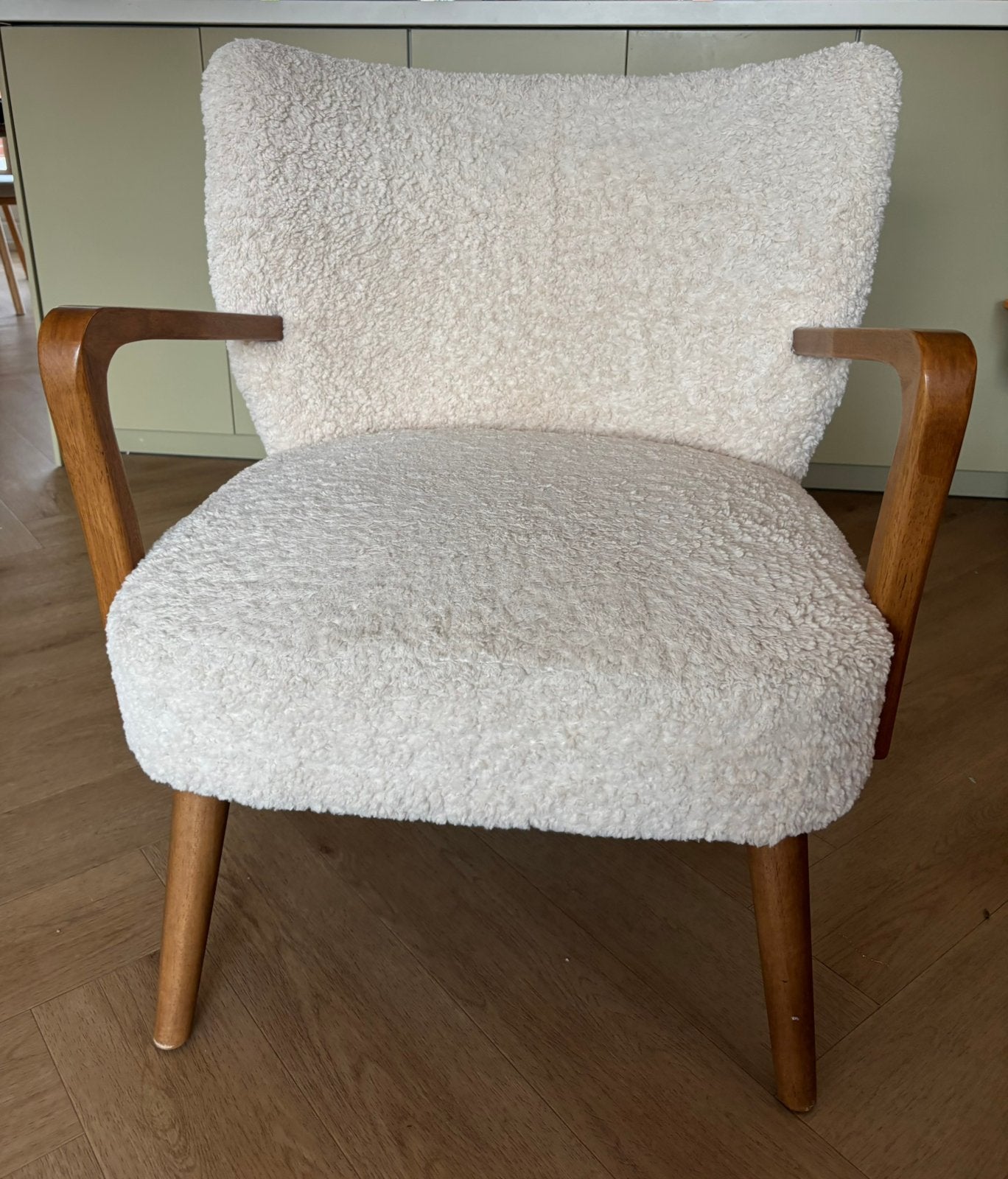 Westwing Moritz Teddy loungefauteuil, Ophalen, Gebruikt, Minder dan 75 cm, 75 tot 100 cm