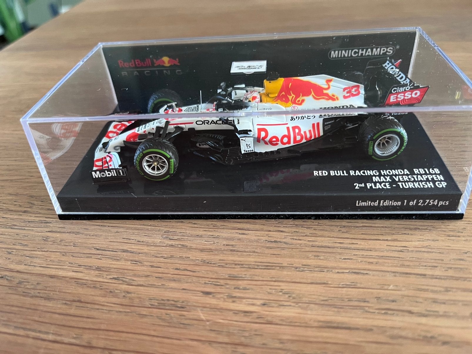 Minichamps Max Verstappen Turkish GP 2021 1:43, Ophalen of Verzenden, Auto, MiniChamps
