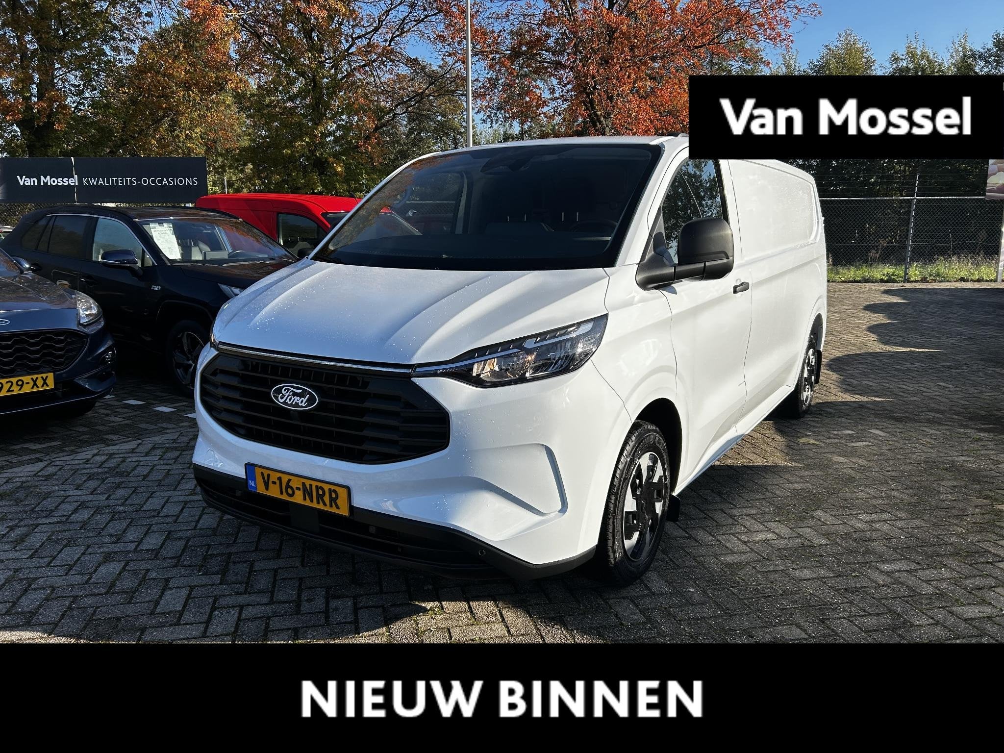 Ford Transit Custom 320 2.5 PHEV L2H1 Trend | Automaat | Tre, Auto's, Dealer onderhouden, Gebruikt, Euro 6, 4 cilinders