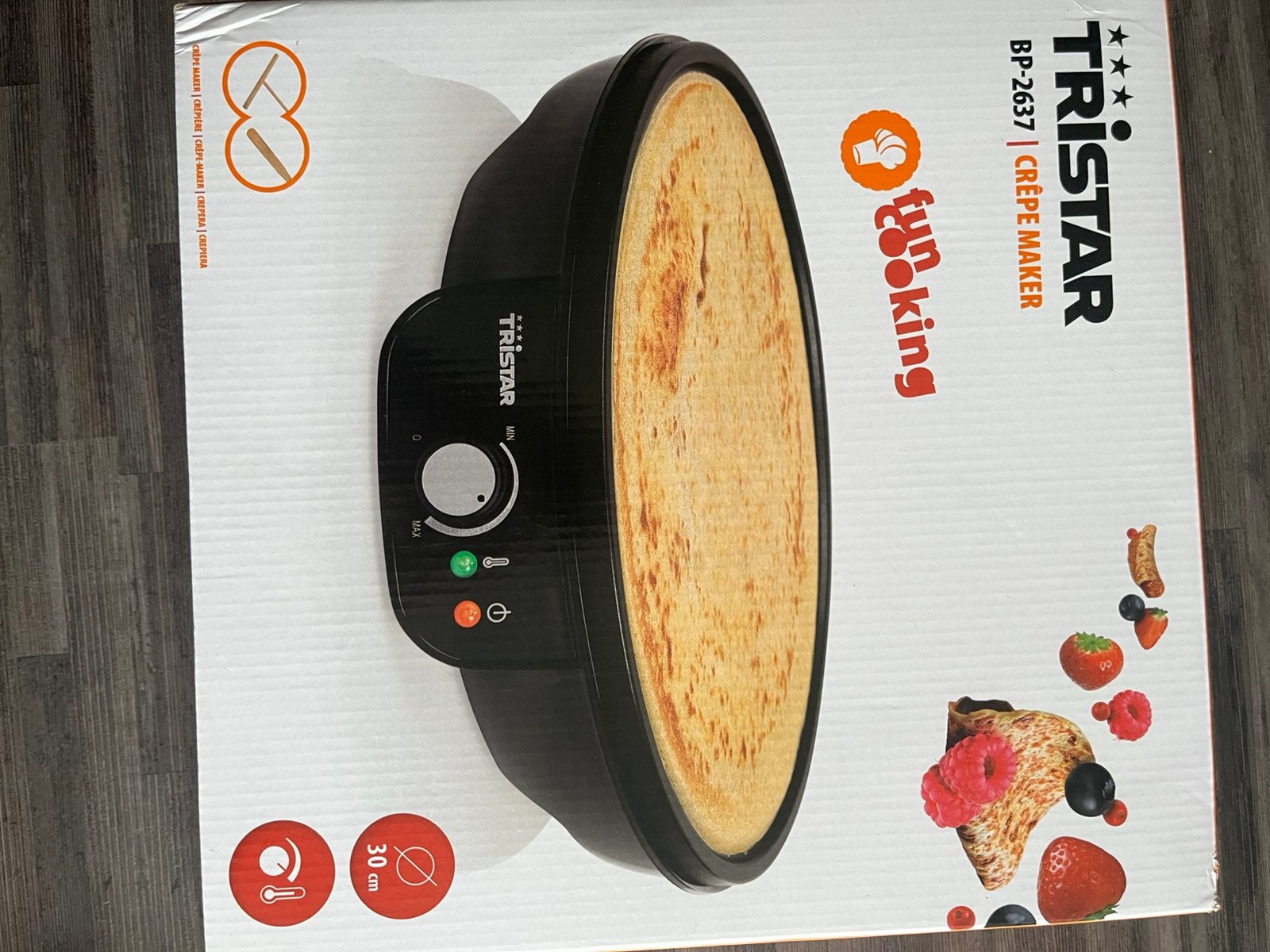 Crepemaker, Huis en Inrichting, Keuken | Keukenbenodigdheden, Overige typen, Nieuw, Ophalen of Verzenden, Zwart