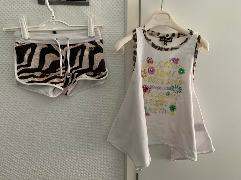 Roberto cavalli setje 5 jaar, Ophalen of Verzenden, Zo goed als nieuw, Meisje, Setje
