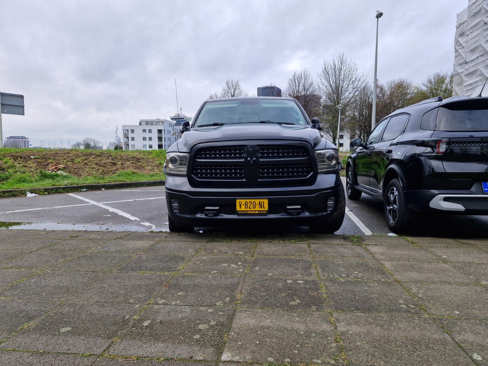 Dodge RAM 2018 nw.APK 123.dkm nw.Banden, 3500 kg, 5654 cc, Zwart, Vierwielaandrijving