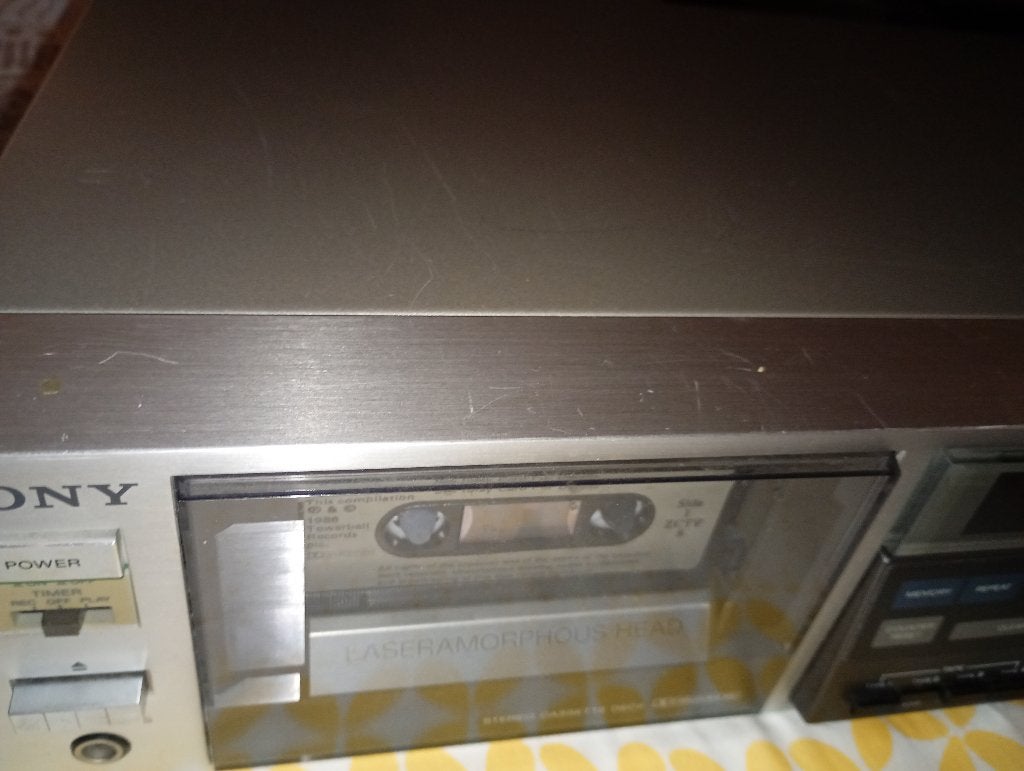 Aangeboden : werkend Sony TC-FX600 cassettedeck uit 1982, Ophalen, Enkel, Sony, Tiptoetsen