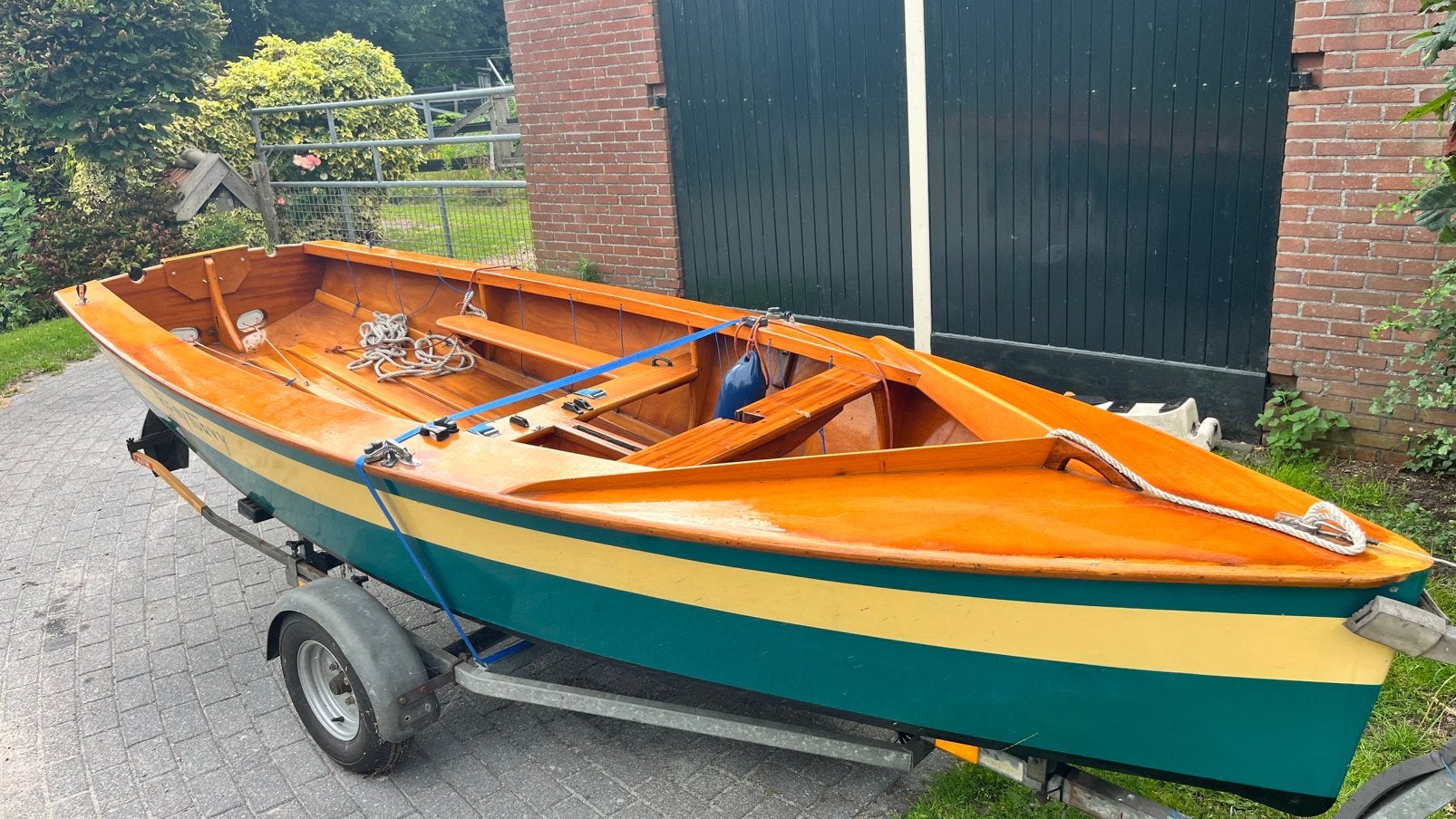 Mooie Vaurien compleet, ook als fluisterboot of motorboot, Ophalen, Gebruikt