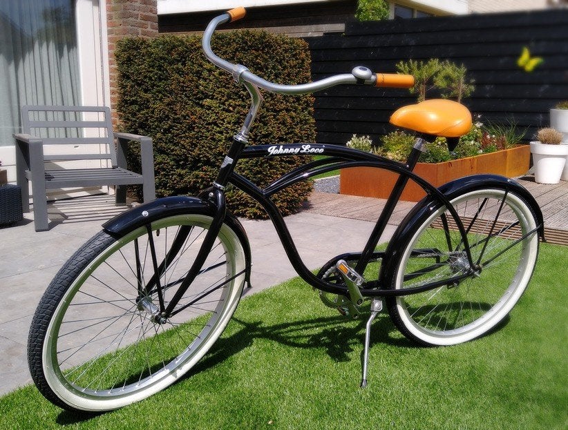 Johnny Loco Beachcruiser, Fietsen en Brommers, Ophalen, Zo goed als nieuw, Staal, Cruiser