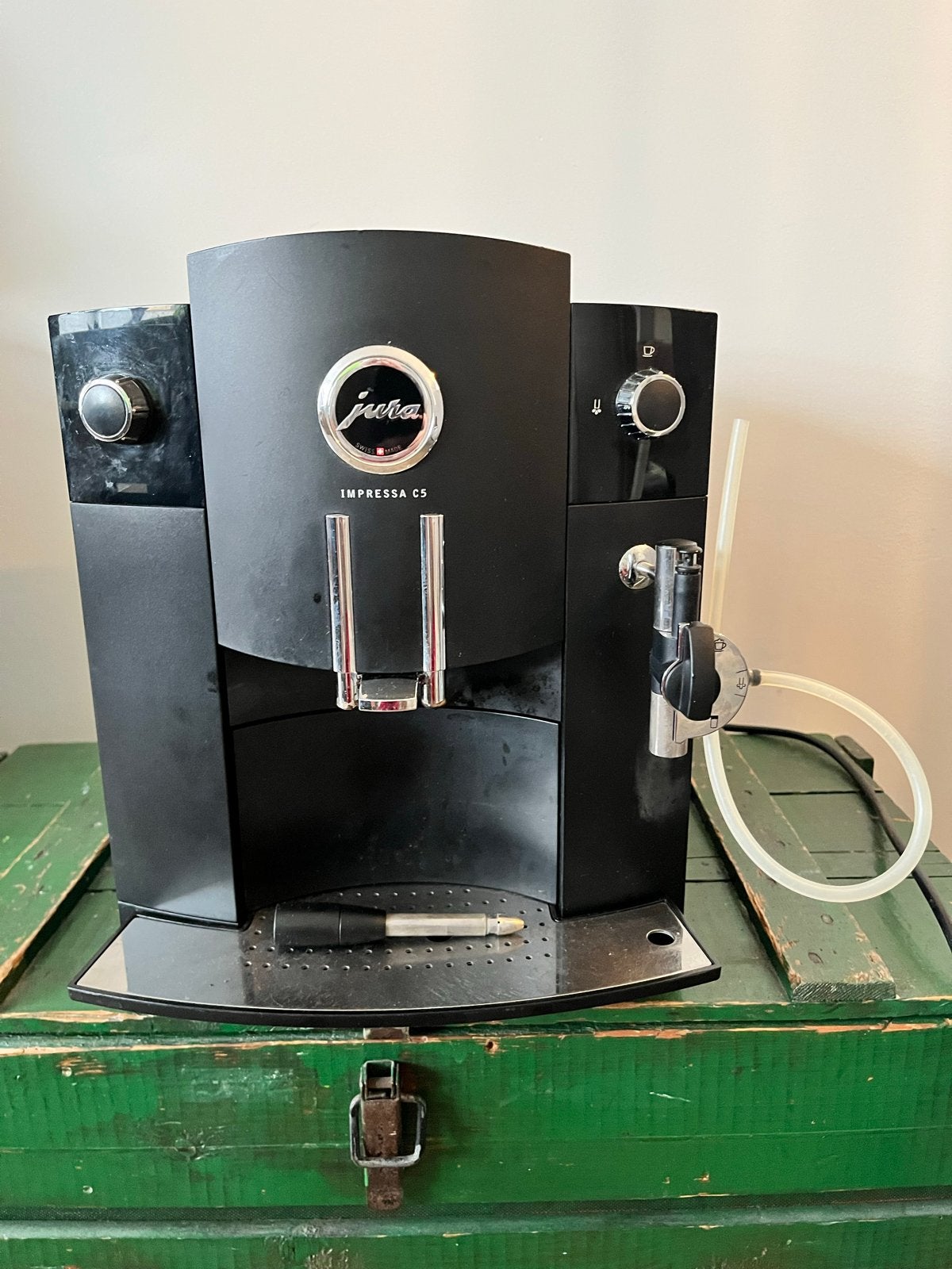 Jura Impressa C5 volautomatische koffiemachine, Ophalen, Gebruikt, Koffiemachine, Koffiebonen