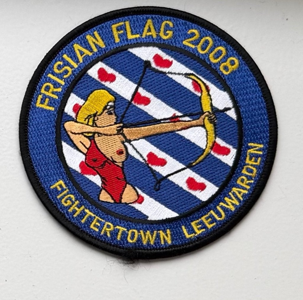 patch Frisian flag, Ophalen of Verzenden, Luchtmacht, Nederland, Embleem of Badge
