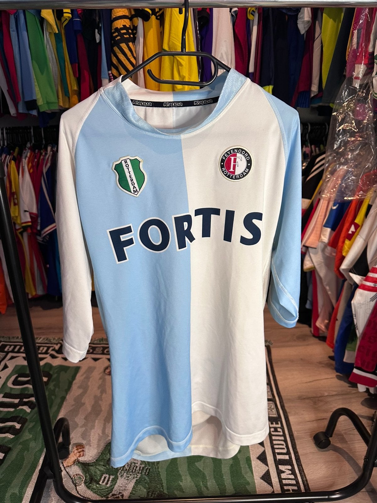 Feyenoord uit voetbal shirt uit 2004/2005, Sport en Fitness, Voetbal, Groter dan maat XL, Verzenden, Zo goed als nieuw, Shirt