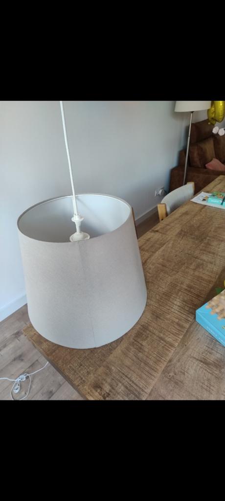 Lampenkap IKEA Skottorp, Ophalen, Zo goed als nieuw, Grijs, Rond