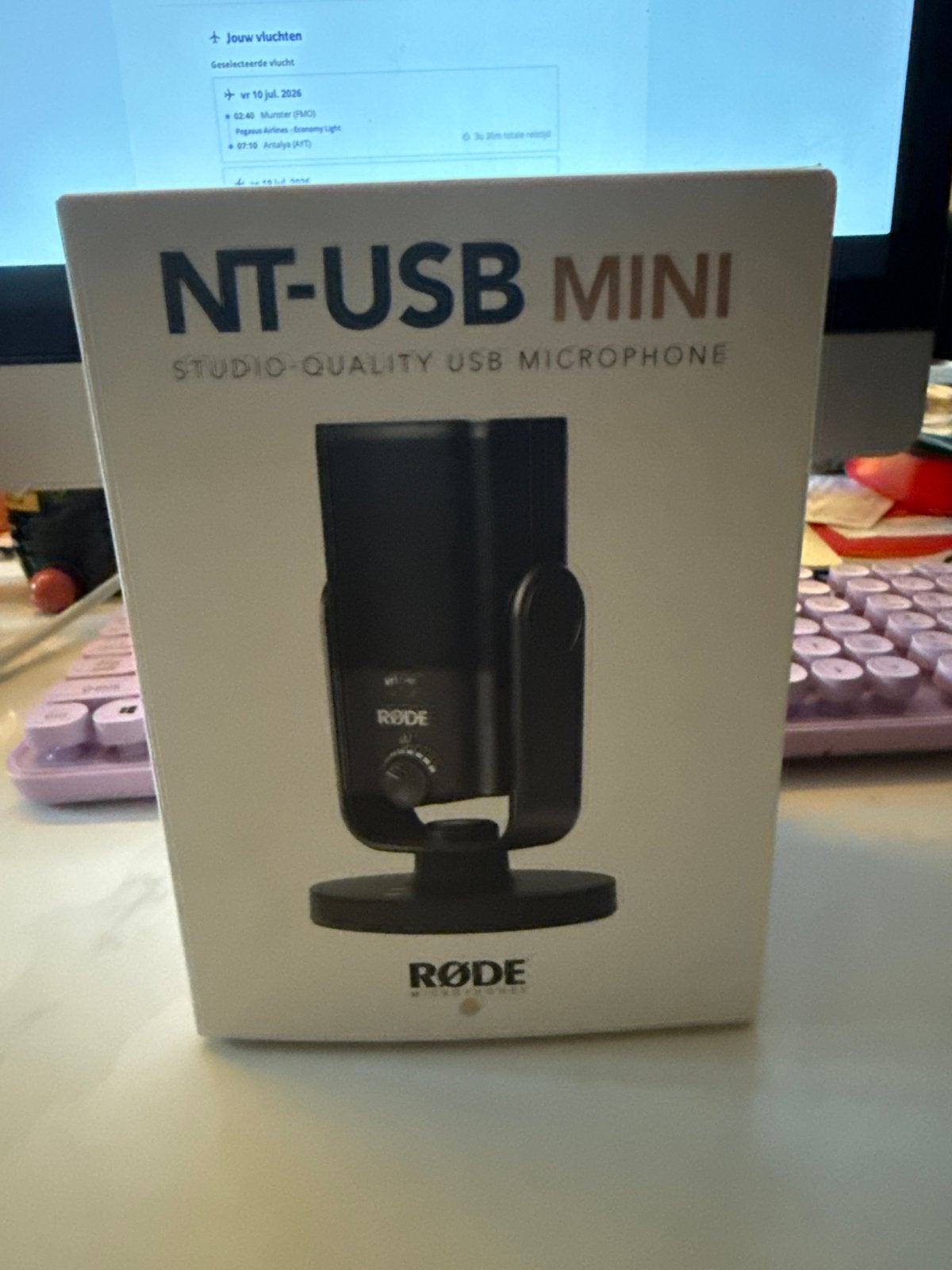 Rode NT-USB Mini Studio Kwaliteit USB Microfoon nieuw, Muziek en Instrumenten, Microfoons, Ophalen of Verzenden, Zo goed als nieuw