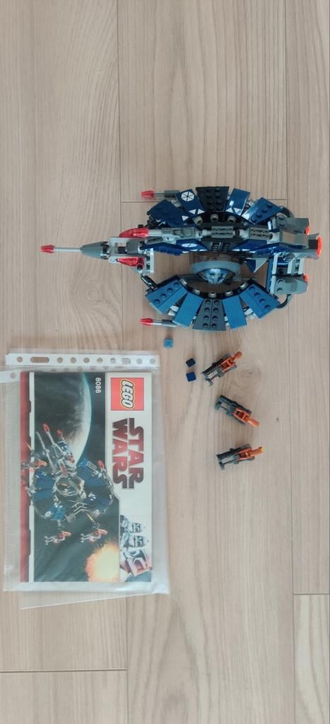8086 - Droid Tri-Fighter, Compleet, Star Wars, Lego, Ophalen of Verzenden