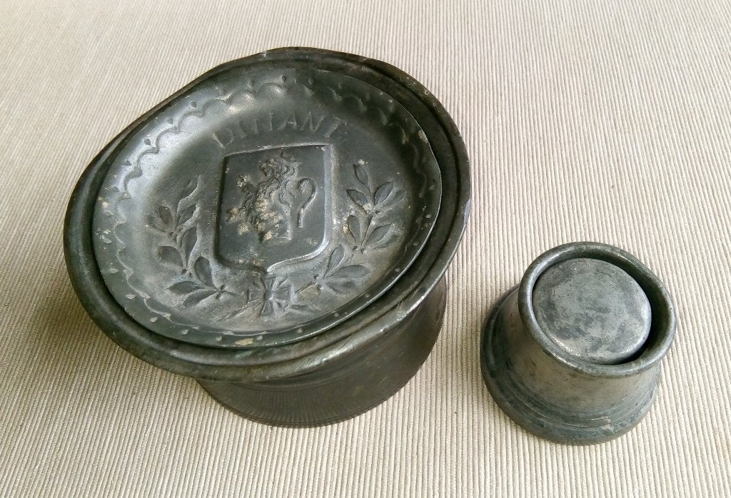 inktpot tin, Antiek en Kunst, Ophalen of Verzenden