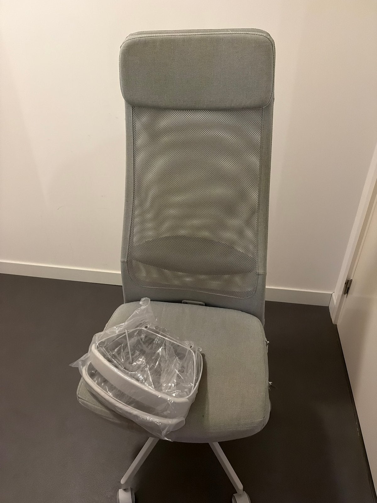 IKEA MARKUS bureaustoel - Zo goed als nieuw!, Ophalen, Zo goed als nieuw, Grijs, Bureaustoel