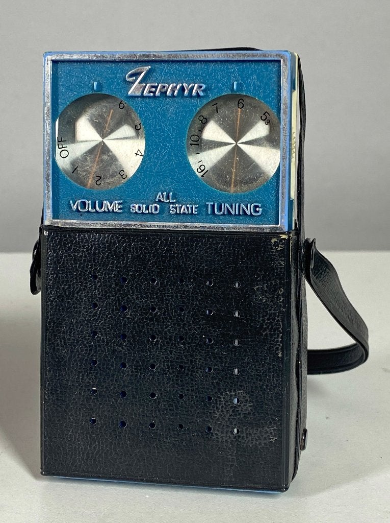 Zephyr transistor radiootje jaren 60, Ophalen of Verzenden, Zo goed als nieuw, Transistorradio