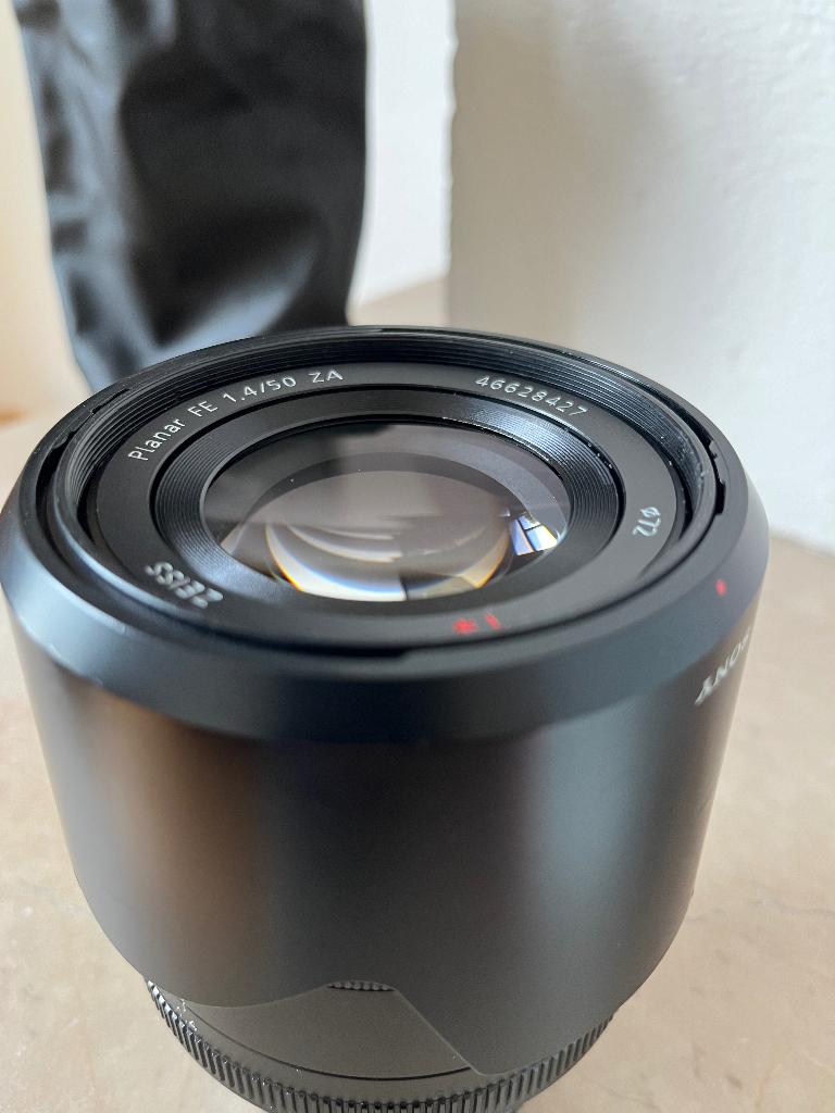 Sony FE 50mm f/1.4 ZA ZEISS Planar T*, Ophalen of Verzenden, Zo goed als nieuw