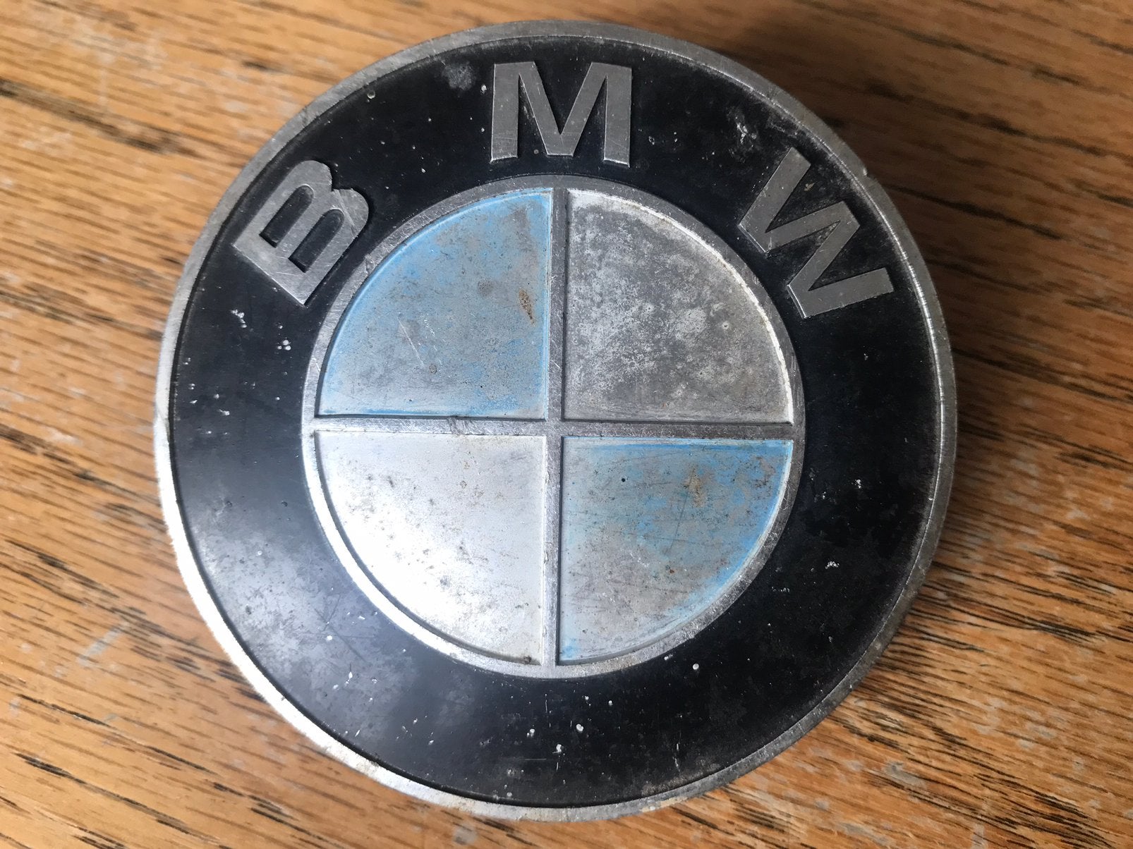 BMW logo,rond 1970, Ophalen of Verzenden, Gebruikt, Auto's