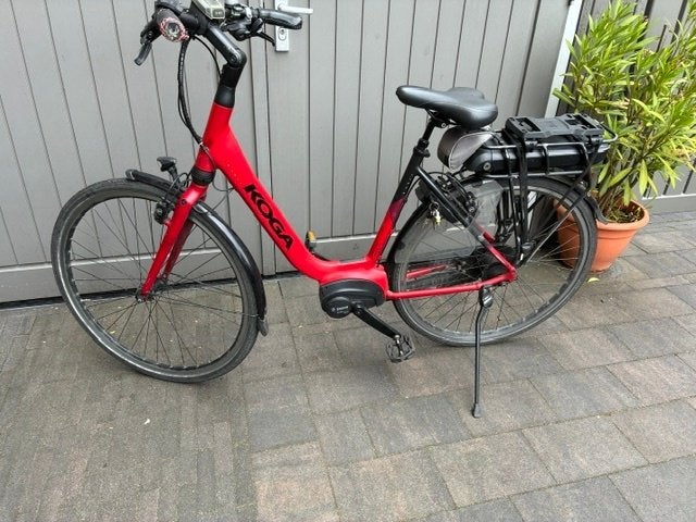 Koga E nova fiets rood, Fietsen en Brommers, Gebruikt, Velgrem, Versnellingen, 50 tot 53 cm