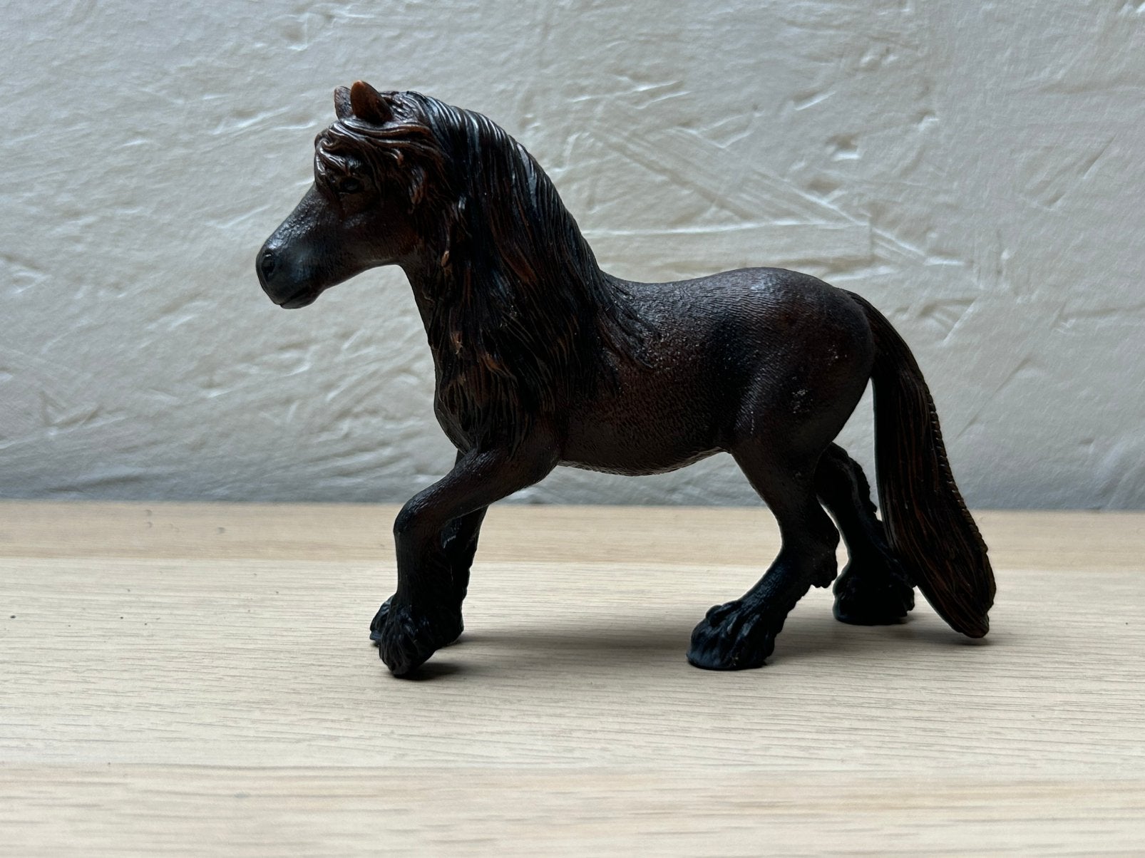 Schleich fell pony merrie, Ophalen of Verzenden, Zo goed als nieuw, Paard, Beeldje of Figuurtje