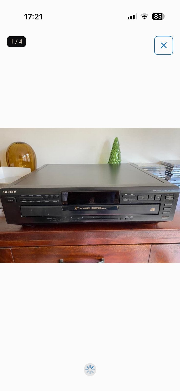 Sony cd Speler CDP-C, Audio, Tv en Foto, Cd-spelers, Ophalen of Verzenden, Zo goed als nieuw