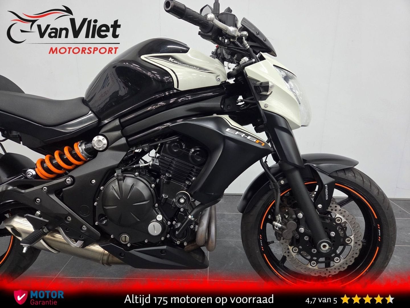 Nieuw Binnen.! Mooie Kawasaki ER6N bj 2016 ER 6 N, Motoren, 2 cilinders, 649 cc, Bedrijf, Onbekend