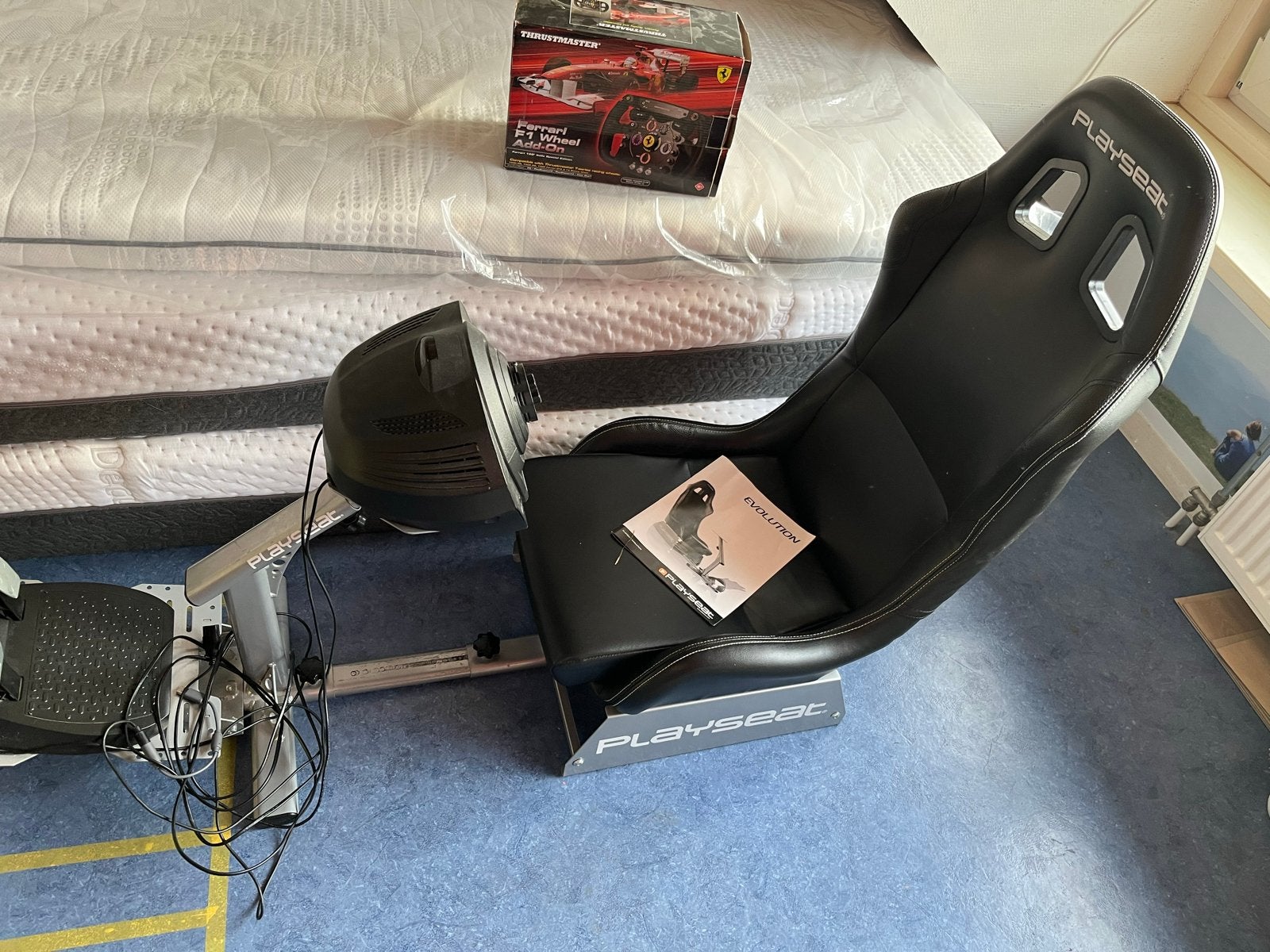 Playseat Evolution met Thrustmaster TX Racing Wheel +stuur, Ophalen, Overige merken, Gebruikt