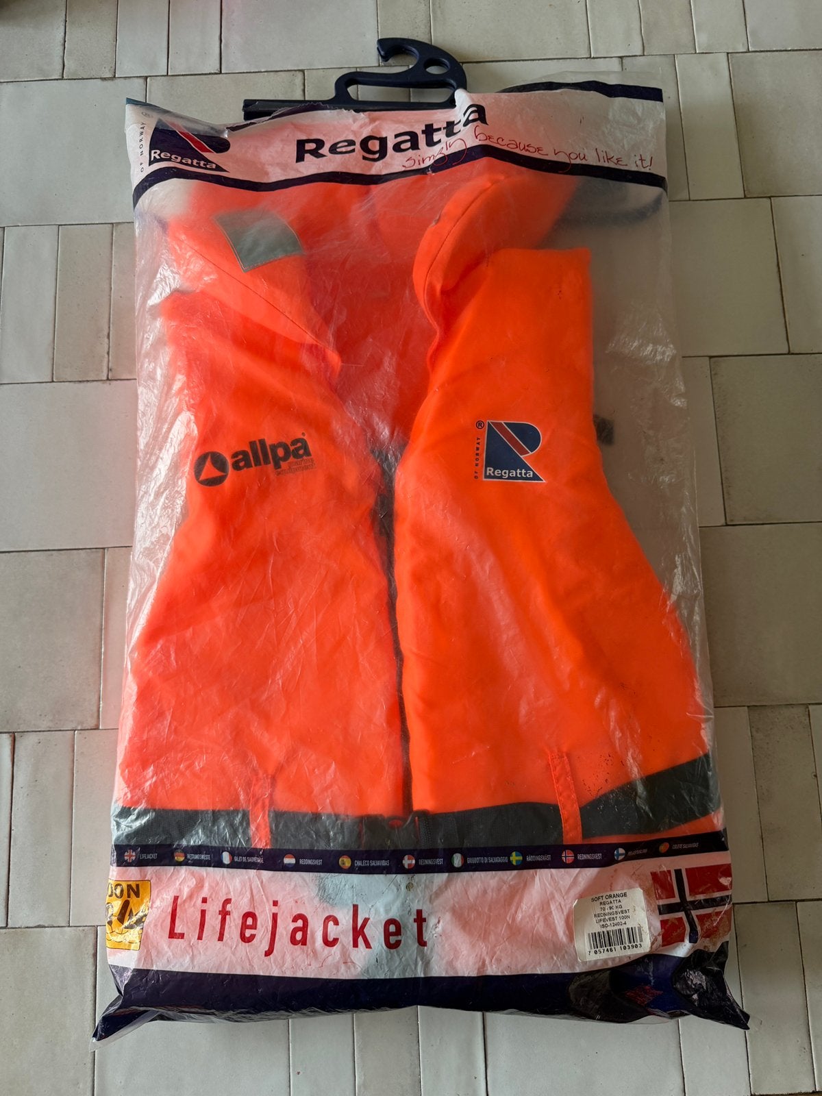 2 x alpa regatta reddingsvest 70-90 kg 100n, Ophalen, Nieuw, Dame of Heer, Reddingsvest of Zwemvest