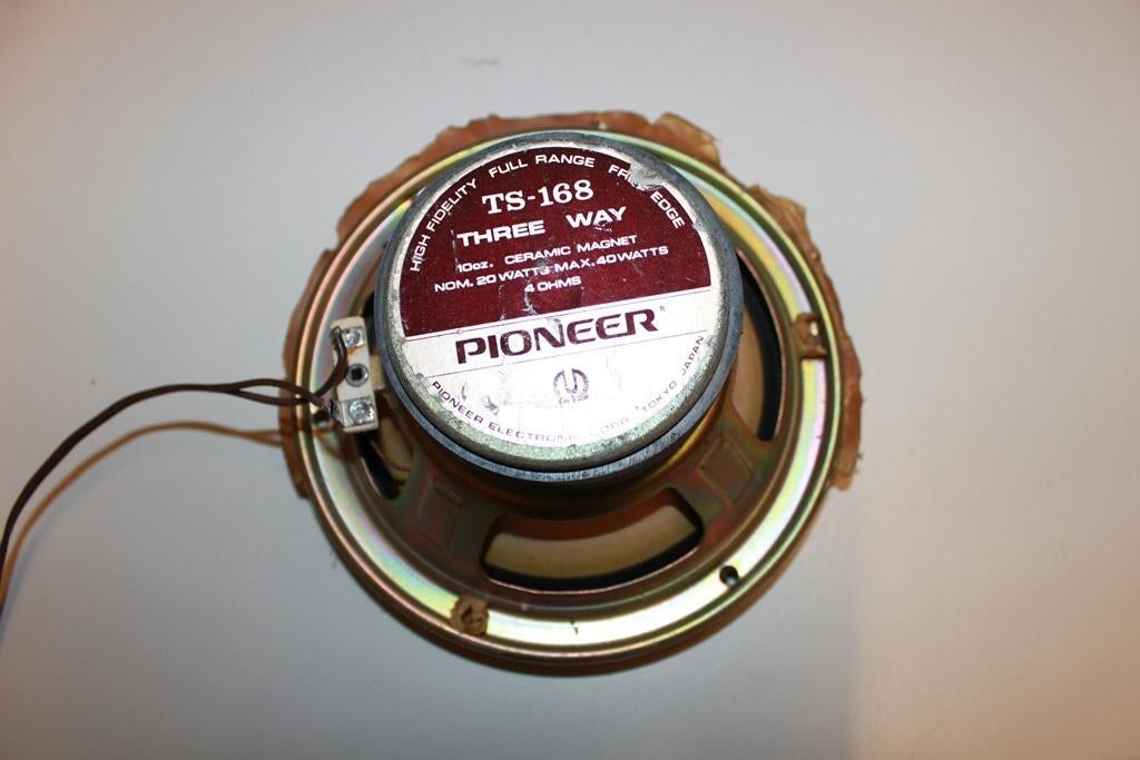 Pioneer TS-168 luidspreker, Audio, Tv en Foto, Luidsprekers, Gebruikt, Minder dan 60 watt, Front, Rear of Stereo speakers, Ophalen