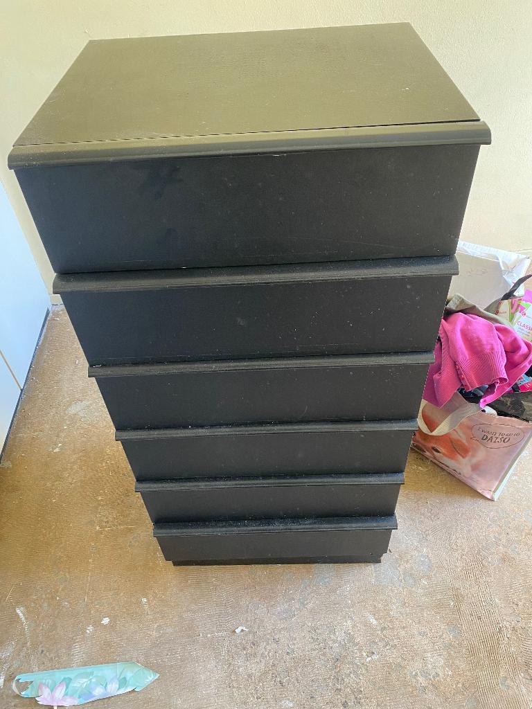 Kast, Ophalen, Zo goed als nieuw, 25 tot 50 cm, Met lade(s)