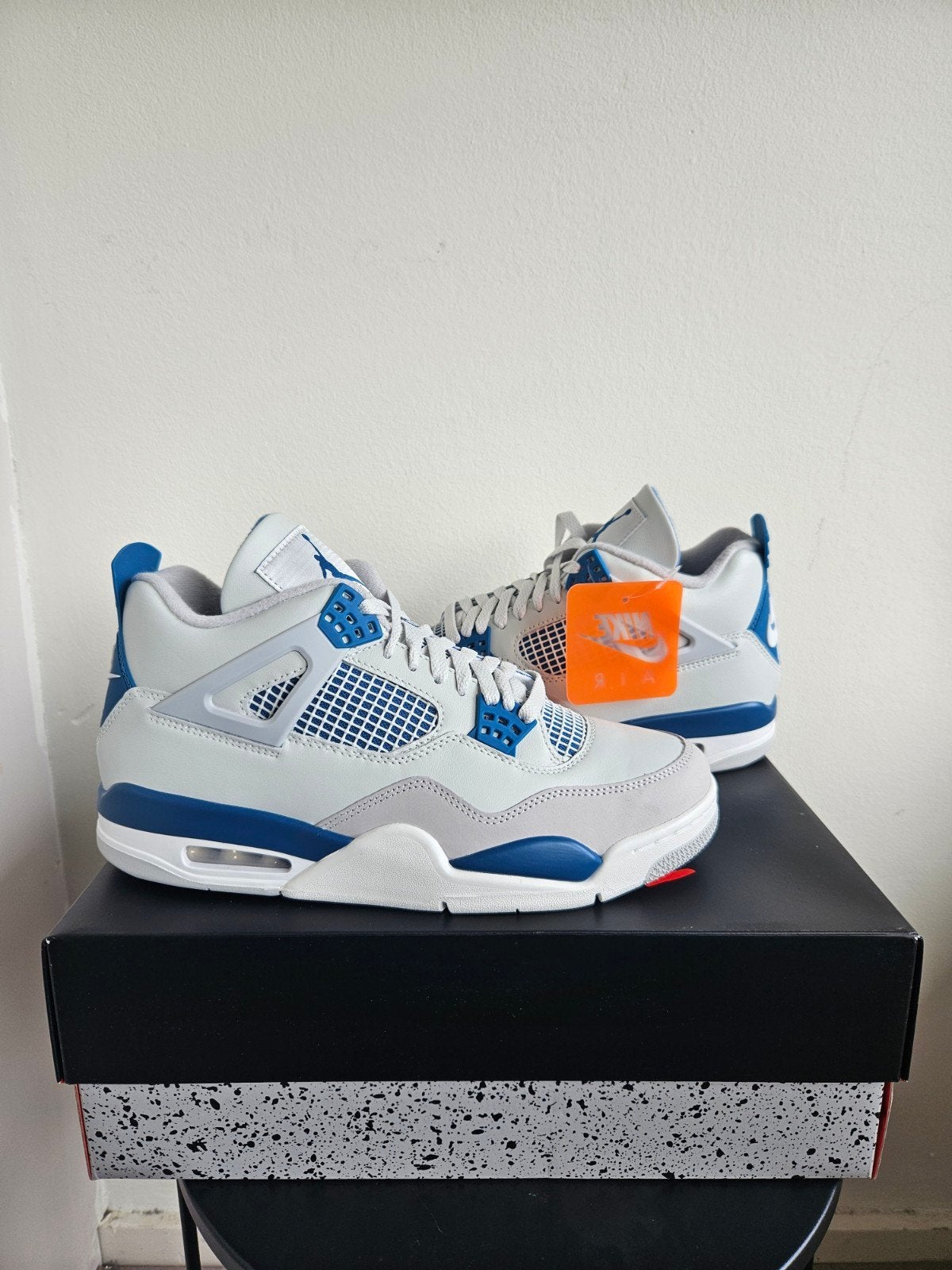 Jordan 4 Retro Military Blue. EU 44. NIEUW, Kleding | Heren, Schoenen, Wit, Nieuw, Ophalen of Verzenden, Sneakers of Gympen