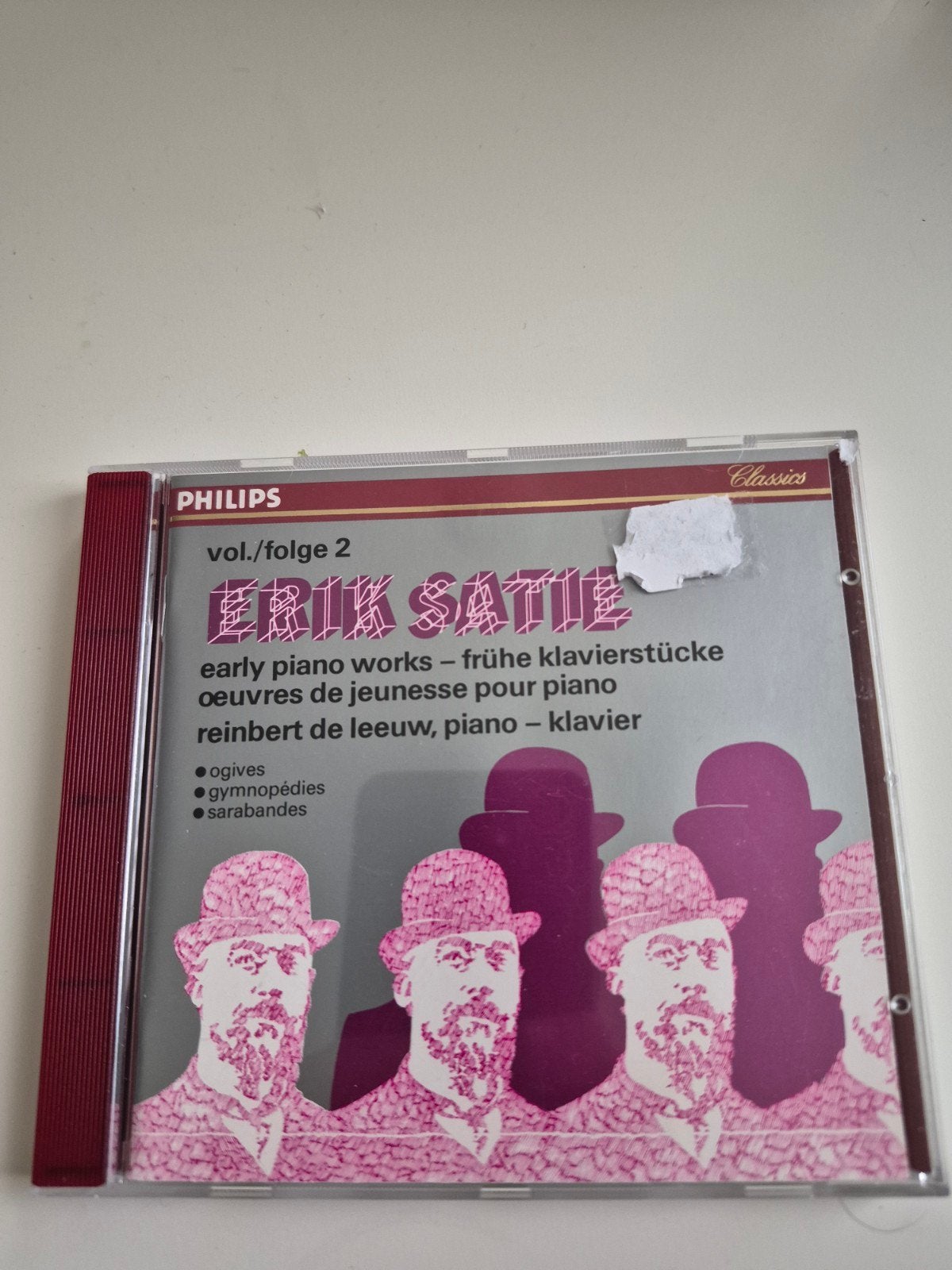 Erik Satie - Early Piano Works (Vol. 2) - Reinbert de Leeuw, Gebruikt, Overige componisten, Modernisme tot heden, Ophalen of Verzenden