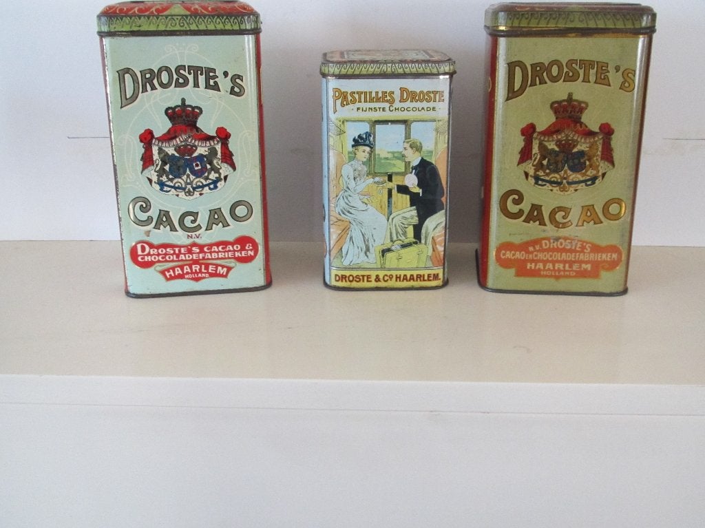 Verzamelen blikken  Droste, Verzamelen, Verzenden, Zo goed als nieuw, Overige, Droste