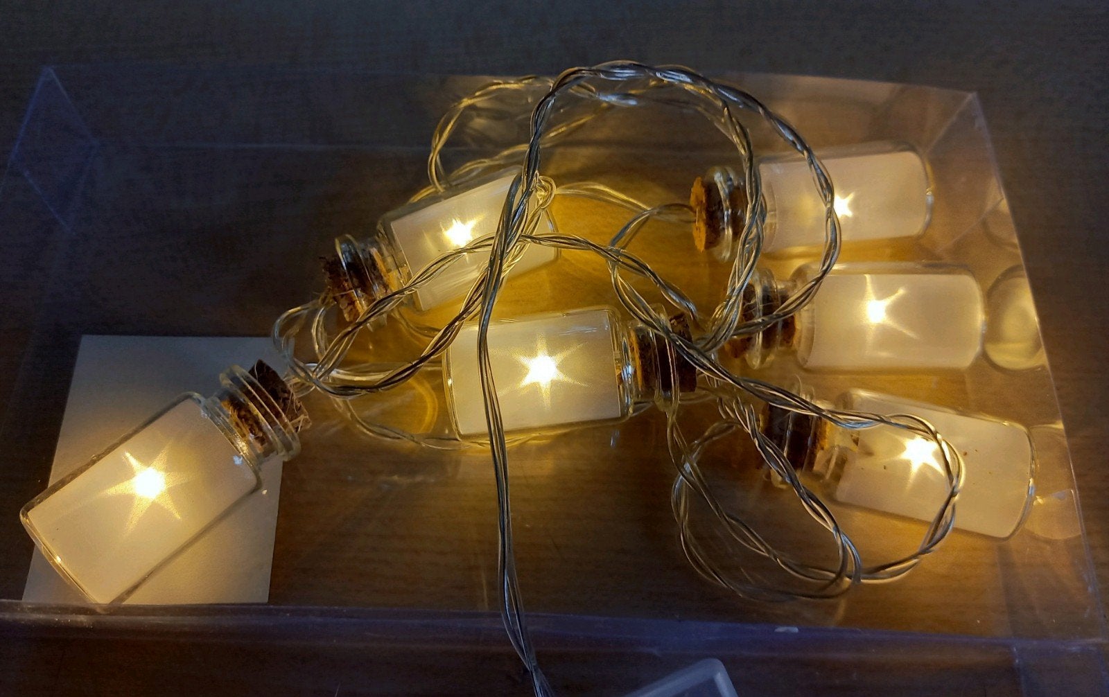 Leuke kerstverlichting in de vorm van busjes met sterretjes, Diversen, Kerst, Ophalen of Verzenden