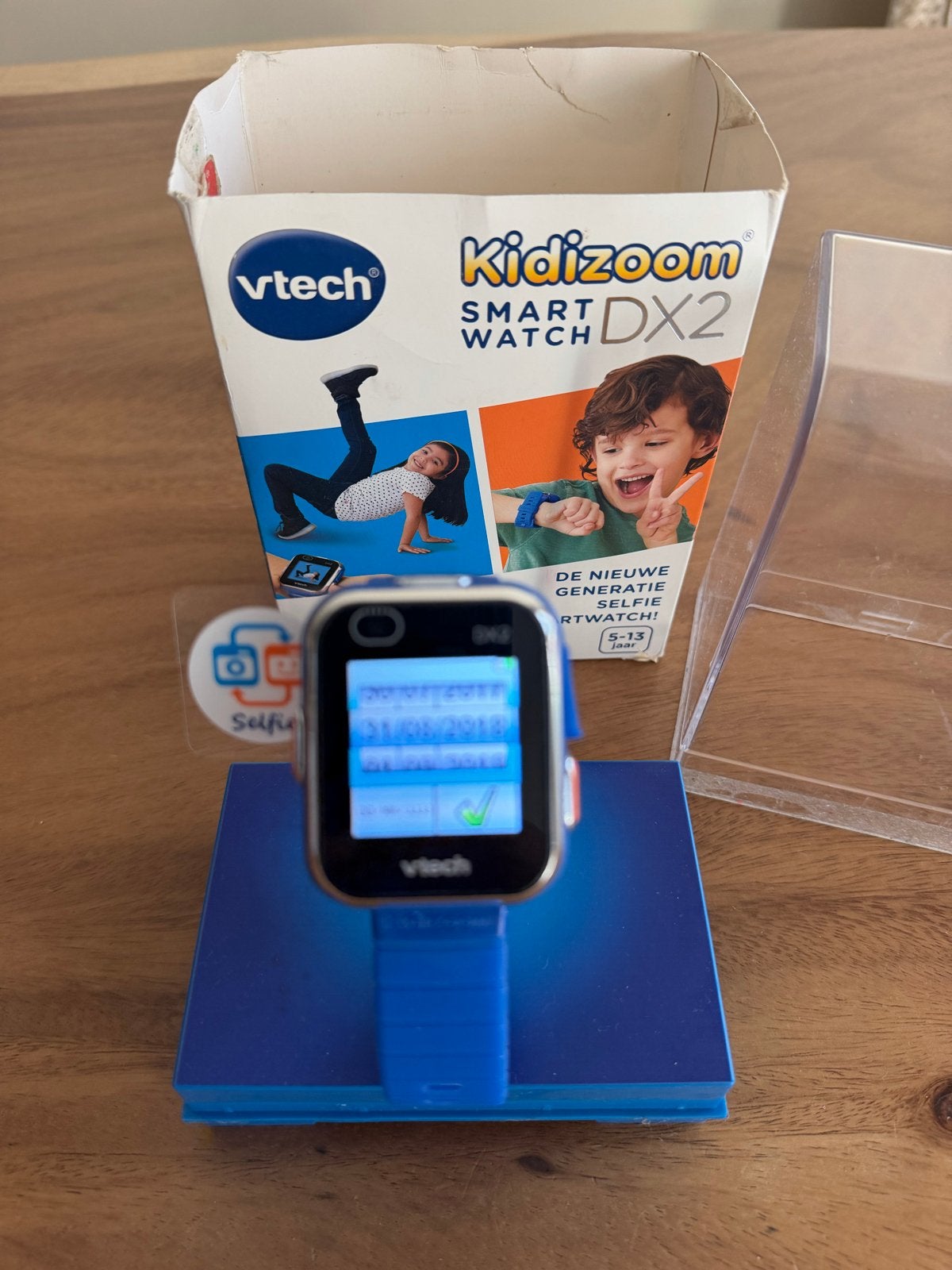 Vtech Kidizoom Smart Watch DX2 Blauw - Zo goed als nieuw, Ophalen of Verzenden, Stappen, Zo goed als nieuw, Blauw