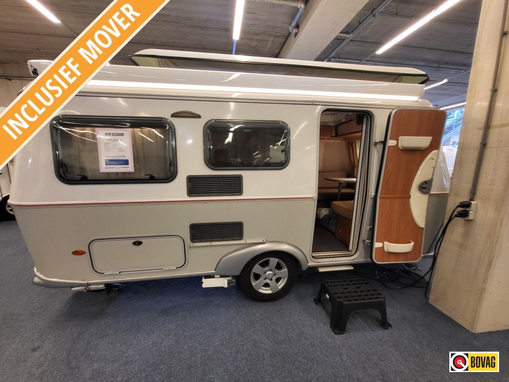Eriba 530; netjes, Unico tent, Thule luifel, Reich mover, Standaardzit, Bedrijf, Schokbreker, Eriba