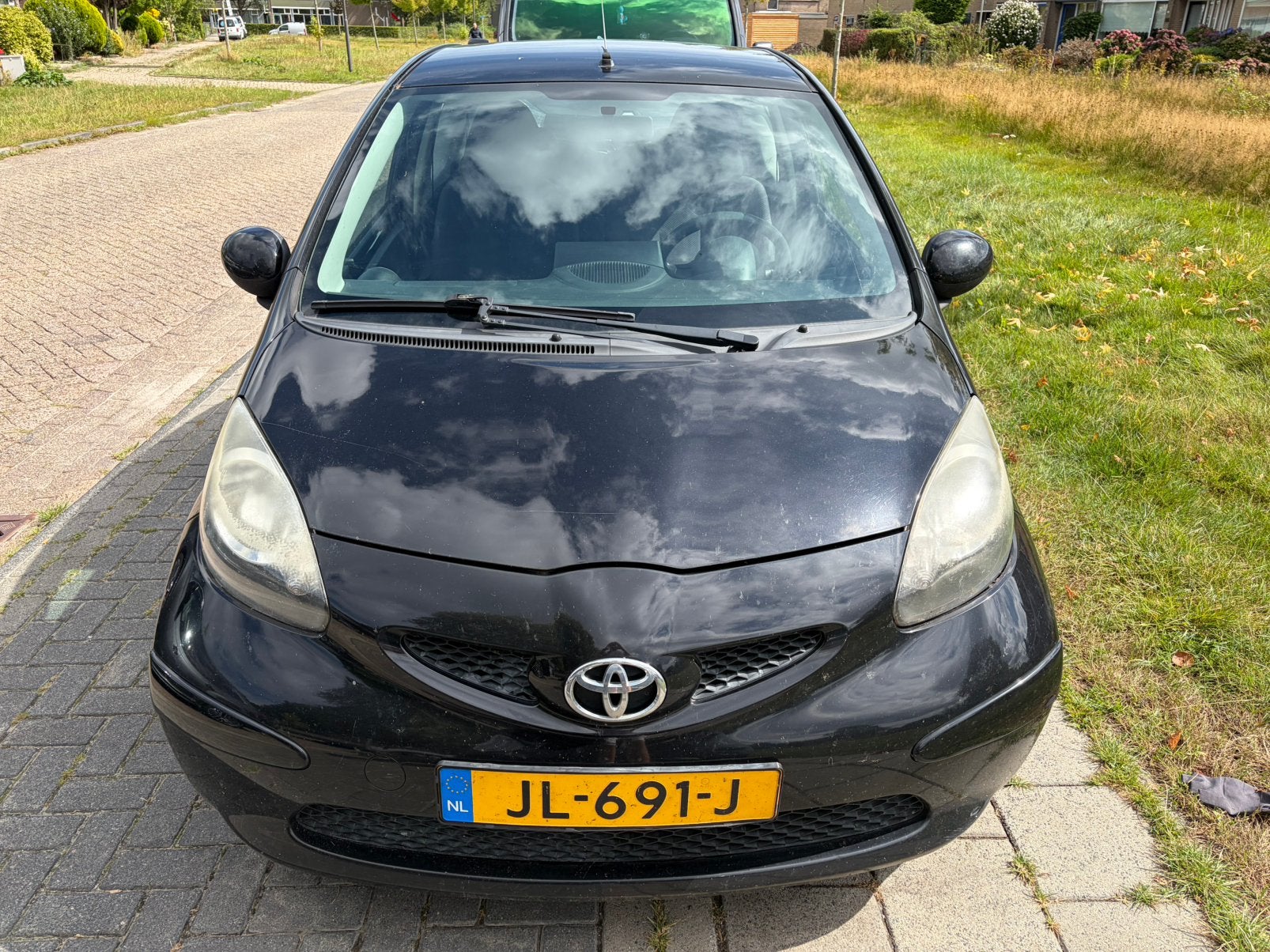 Toyota Aygo 1.0 12V Vvt-i 3DRS MMT 2007 Zwart carplay, Auto's, Voorwielaandrijving, 4 stoelen, Handgeschakeld, Particulier
