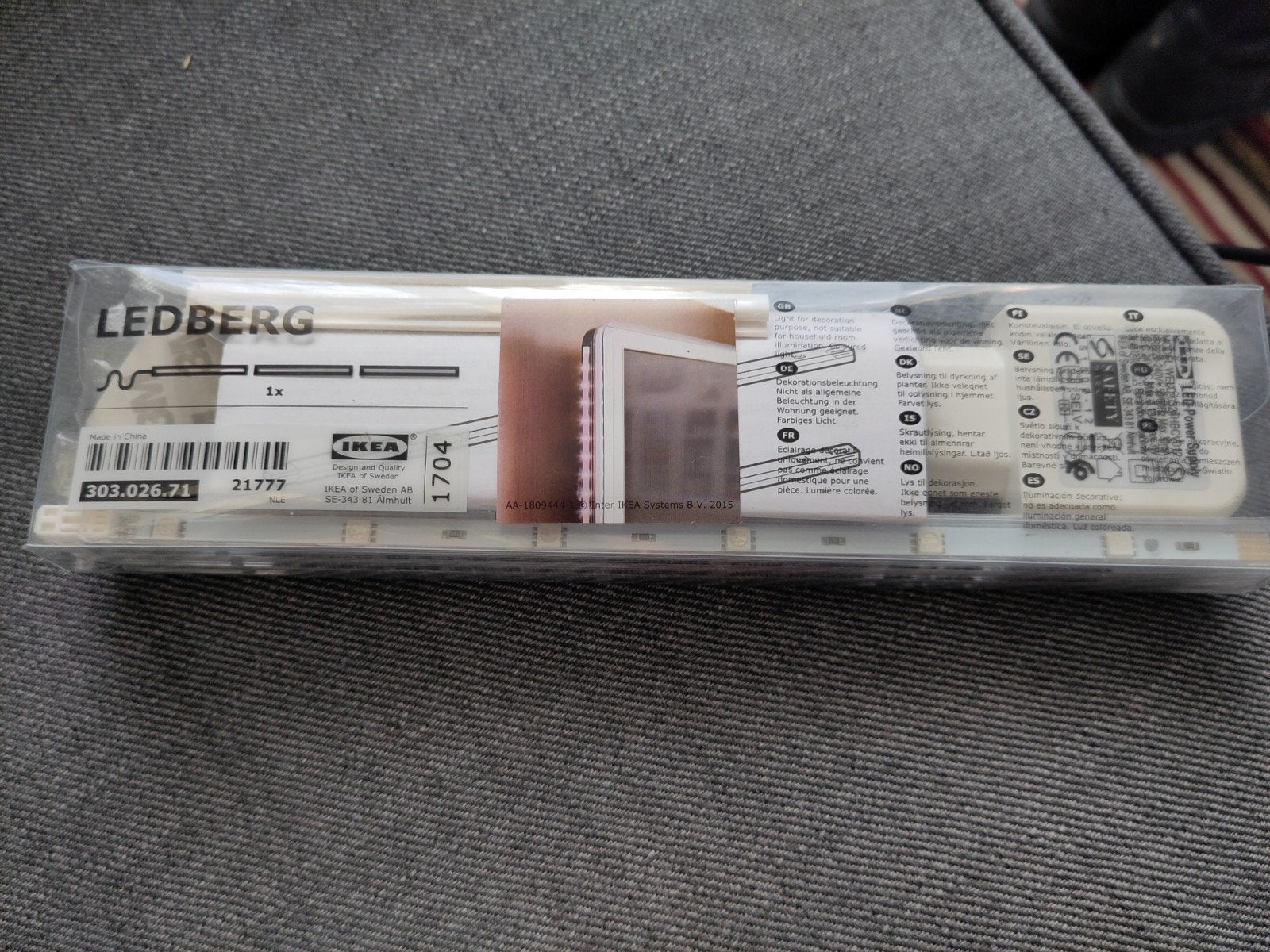 Ledberg ledstrip IKEA, Led-lamp, Meerkleurig, Nieuw, Overige fittingen