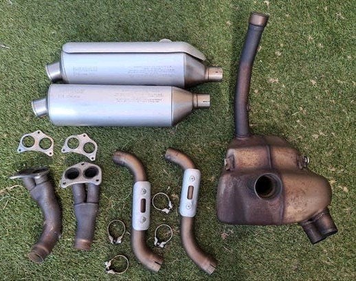Originele uitlaat Ducati Monster S4R, Motoren, Ophalen of Verzenden