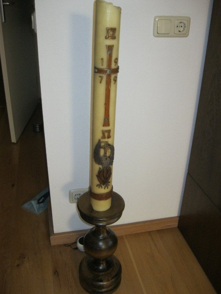 kaars  ( zonder voet), Ophalen, Overige merken, Geel, Zo goed als nieuw