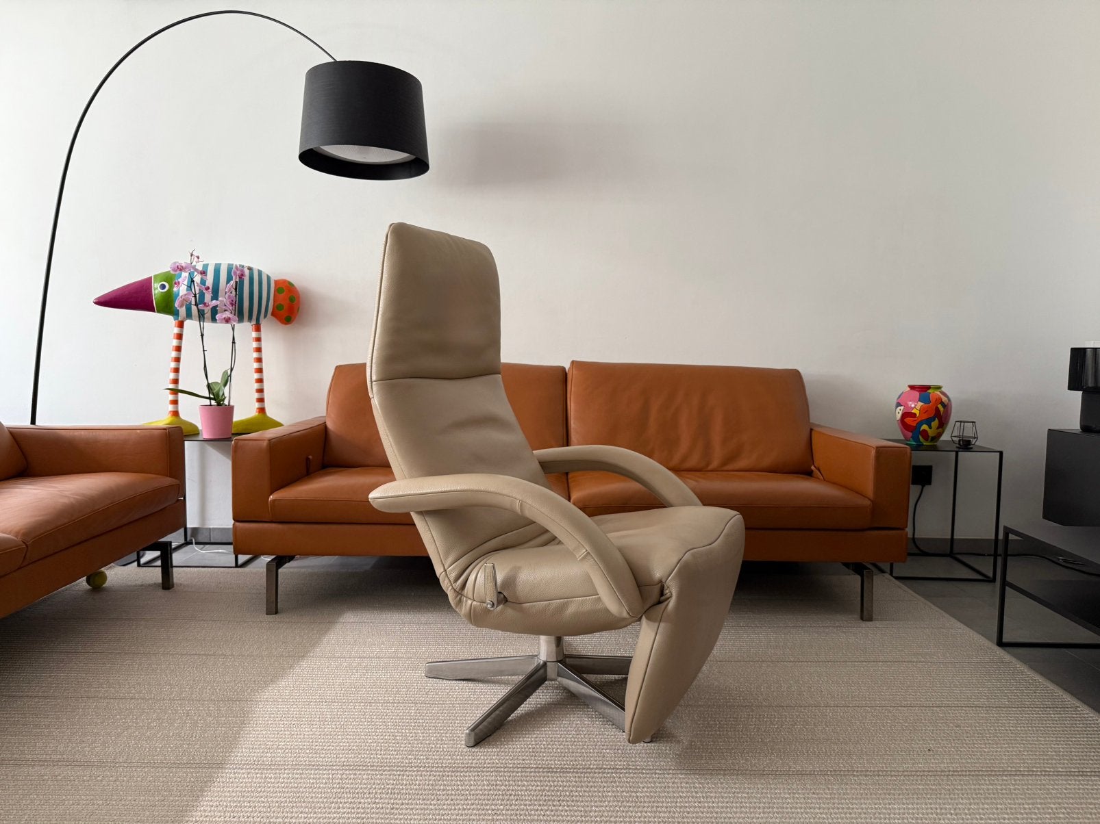 Jori Yoga Relax (Mono-Move, Medi), Huis en Inrichting, Fauteuils, 75 tot 100 cm, Ophalen of Verzenden, Zo goed als nieuw, Leolux durlet benz vitra hukla stressless minotti fritz hansen