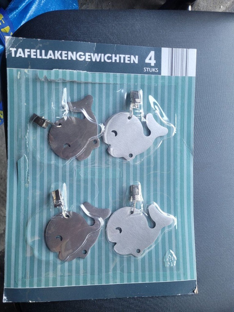 Tafellaken gewichten walvis, Ophalen of Verzenden, Nieuw