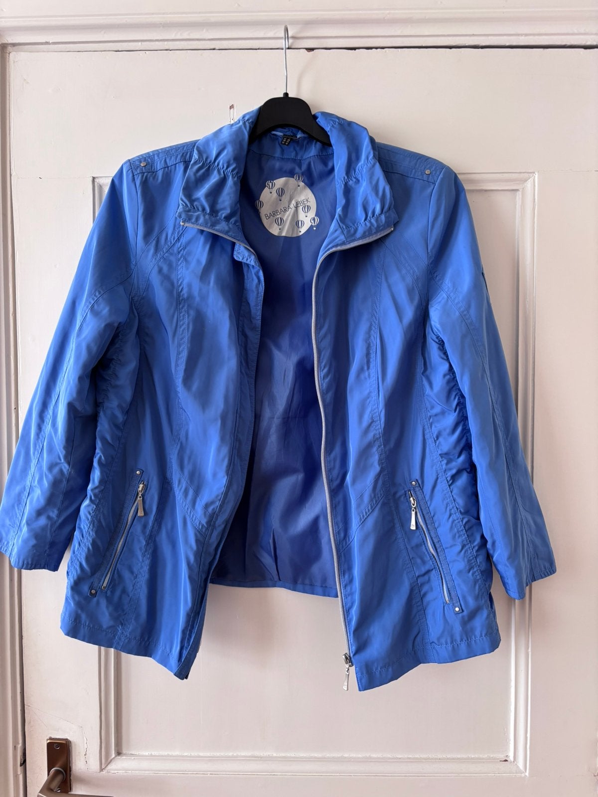 Jas barbara lebek, Ophalen of Verzenden, Zo goed als nieuw, Maat 42/44 (L), Blauw