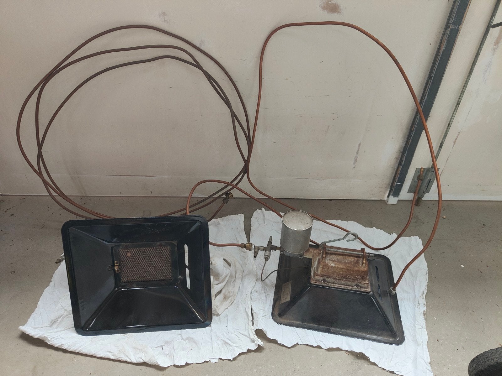 terras heaters en verstelbare gaskachel uitlaat., Tuin en Terras, Ophalen of Verzenden, Gebruikt