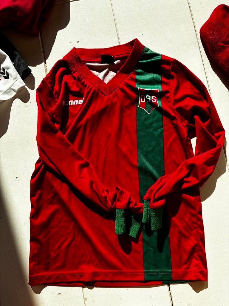 Hummel DSS Voetbal Trainingsset -  shirt broek en jack, Overige maten, Ophalen of Verzenden, Voetbal, Gedragen