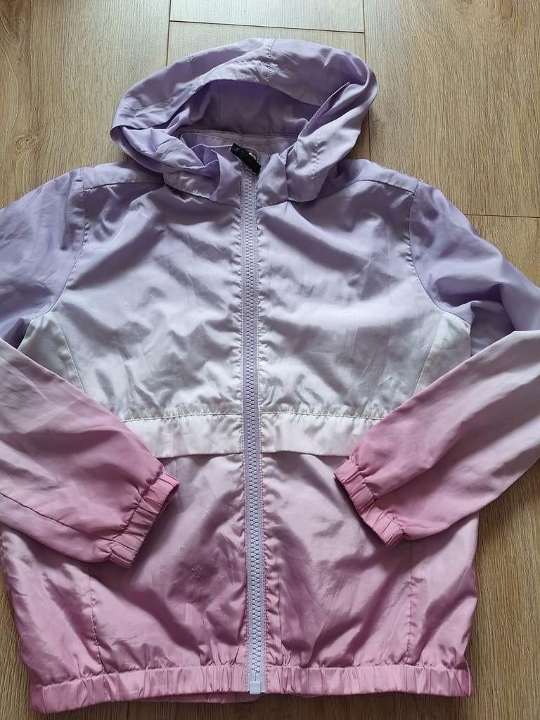 Fijne lila/roze zomerjas van H&M mt 146-152!, Gebruikt, Meisje, Ophalen of Verzenden, Hema + H&M
