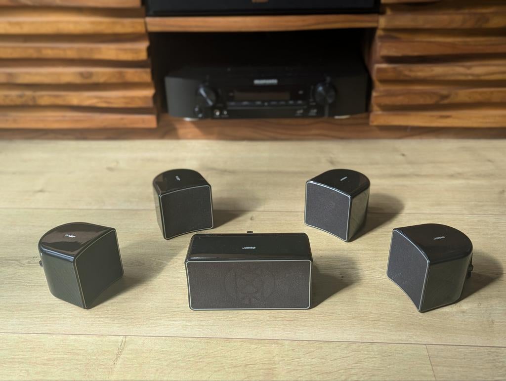 Jamo A102 5.0 Home Cinema Luidsprekerset, Audio, Tv en Foto, Luidsprekers, Gebruikt, Surroundset zonder subwoofer, Minder dan 60 watt
